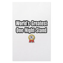 World's Greatest One Night Stand stationery