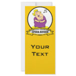 WORLDS GREATEST OPERA SINGER FAT LADY CARTOON rack cards