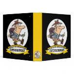 WORLDS GREATEST OUTDOORSMAN MEN CARTOON BINDERS
