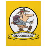 WORLDS GREATEST OUTDOORSMAN MEN CARTOON flyers