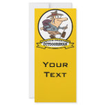 WORLDS GREATEST OUTDOORSMAN MEN CARTOON CUSTOMIZED RACK CARD