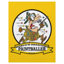 WORLDS GREATEST PAINTBALLER MEN CARTOON FLYERS