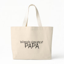 Worlds Greatest Papa Tote Bag