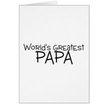 Worlds Greatest Papa Greeting Cards