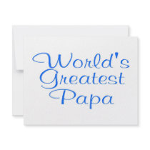 Worlds Greatest Papa invitations by TeeZazzle Worlds Greatest Papa invitations