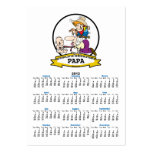 WORLDS GREATEST PAPA MEN CARTOON BUSINESS CARD TEMPLATE