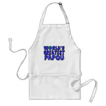 World's Greatest Papou Aprons