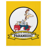 WORLDS GREATEST PARAMEDIC MEN CARTOON FULL COLOR FLYER