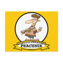 WORLDS GREATEST PEACENIK CARTOON POSTCARDS