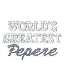 World's Greatest Pepere embroidered shirts