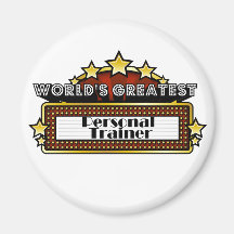 World's Greatest Personal Trainer Refrigerator Magnets