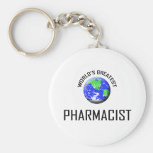 World's Greatest Pharmacist Key Chain