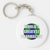 World's Greatest Pharmacist Keychain