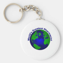 World's Greatest Pharmacist Keychains