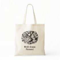 World's Greatest Pharmacist Tote bags