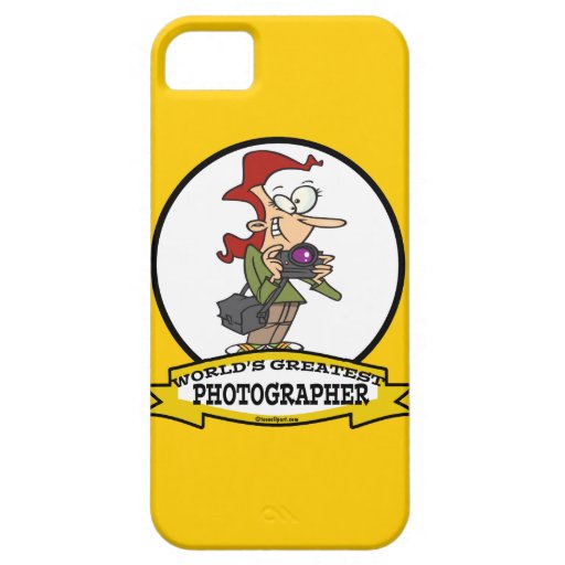 WORLDS GREATEST PHOTOGRAPHER CARTOON iPhone 5 COVER