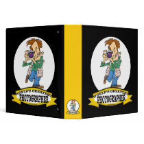 WORLDS GREATEST PHOTOGRAPHER IV MEN CARTOON BINDERS