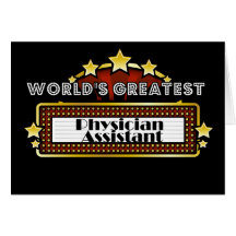World's Greatest Physician Assistant Card