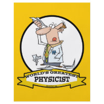 WORLDS GREATEST PHYSICIST MEN CARTOON FLYER