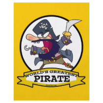 WORLDS GREATEST PIRATE CARTOON FULL COLOR FLYER
