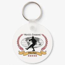 World's Greatest Pitcher keychains by Ever_after World's Greatest Pitcher keychains