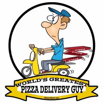 Cartoon Delivery Guy