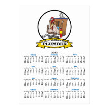 WORLDS GREATEST PLUMBER III MEN CARTOON BUSINESS CARD TEMPLATES