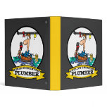 WORLDS GREATEST PLUMBER IV MEN CARTOON binders