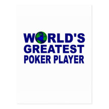 World's Greatest Poker Player Post Cards