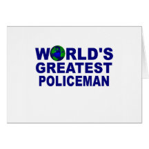 World's Greatest Policeman Cards