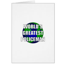 World's Greatest Policeman Cards