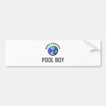 World's Greatest Pool Boy Bumper Stickers