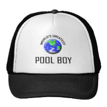 World's Greatest Pool Boy Hats