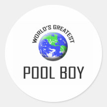 World's Greatest Pool Boy Sticker