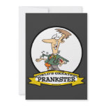 WORLDS GREATEST PRANKSTER MEN CARTOON INVITE
