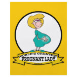 WORLDS GREATEST PREGNANT LADY CARTOON FLYER