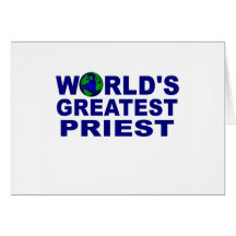 World's Greatest Priest Greeting Cards
