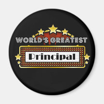World's Greatest Principal Fridge Magnet