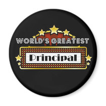 World's Greatest Principal Fridge Magnet