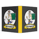 WORLDS GREATEST PROFESSOR MEN CARTOON binders