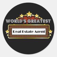World's Greatest Real Estate Agent Stickers