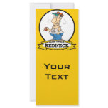WORLDS GREATEST REDNECK II CARTOON PERSONALIZED RACK CARD