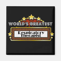 World's Greatest Respiratory Therapist Refrigerator Magnets
