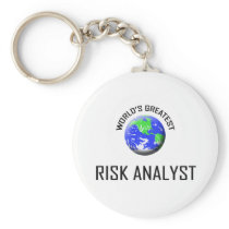 World's Greatest Risk Analyst Keychains