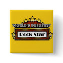 World's Greatest Rock Star buttons
