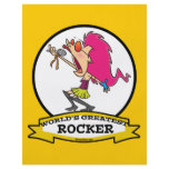 WORLDS GREATEST ROCKER FEMALE CARTOON flyers