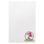WORLDS GREATEST ROCKER FEMALE CARTOON PERSONALIZED STATIONERY