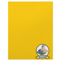 WORLDS GREATEST ROOFER MEN CARTOON PERSONALIZED LETTERHEAD