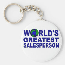 World's Greatest Salesperson Keychain
