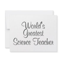 Worlds Greatest Science Teacher invitations by TeeZazzle Worlds Greatest Science Teacher invitations